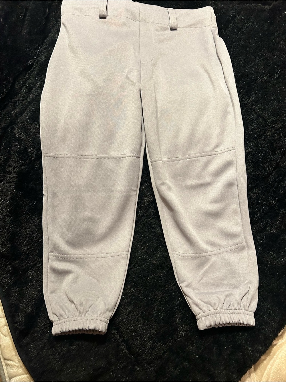 Easton Kids Light Gray baseball pants YL